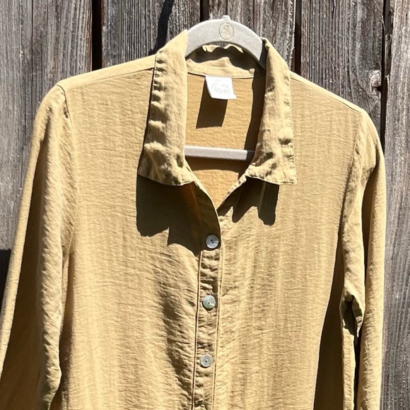 Et’Lois tan Milla top tunic blouse size small - Picture 2 of 16